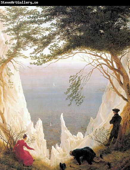 Caspar David Friedrich Chalk Cliffs on Rugen